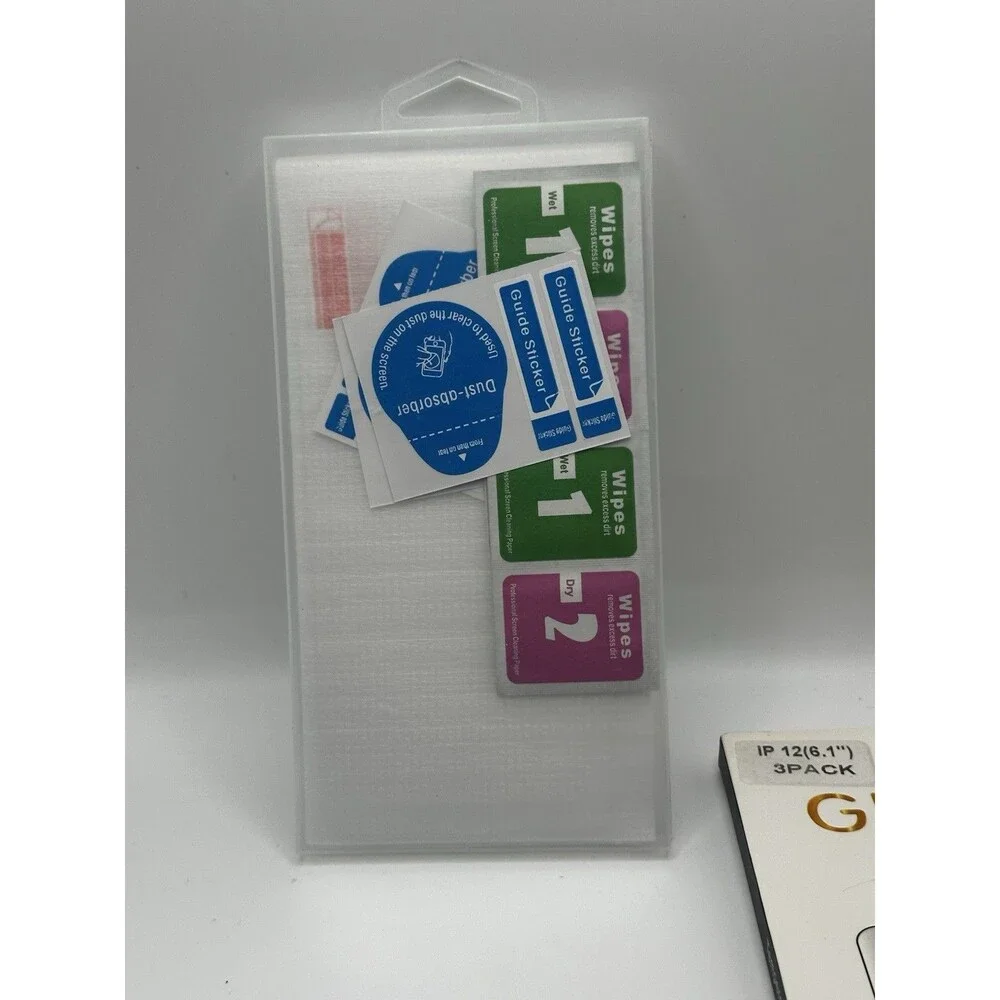 Glass Pro+ 3-Pack Tempered Glass Screen Protector for iPhone 12/12 Pro (6.1